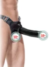 Pipedream Extreme Hollow 12" Strap-On İçi Boş Siyah 30 cm