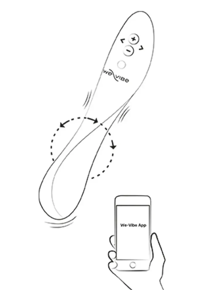 We-Vibe Rave 2 Telefon Kontrollü G-Spot Vibratör