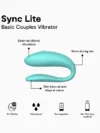 We-Vibe Sync Lite Çiftler İçin Telefon Kontrollü Vibratör Aqua