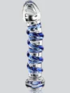 ToyJoy Glass Worxx G-Spot Gemstone 18 cm Şık Cam Dildo