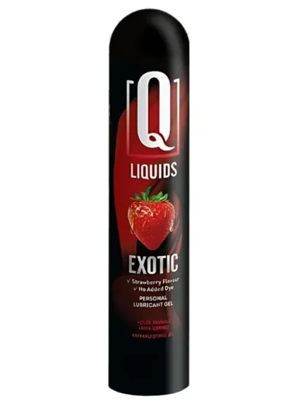 Q Liquids Excotic Çilek Aromalı Kayganlaştırıcı Jel 125 ml