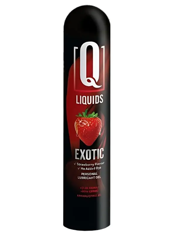 Q Liquids Excotic Çilek Aromalı Kayganlaştırıcı Jel 125 ml